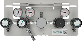 Manifold for two sources - semiautomatic change over system