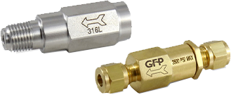 Check/Regulator Relief Valves